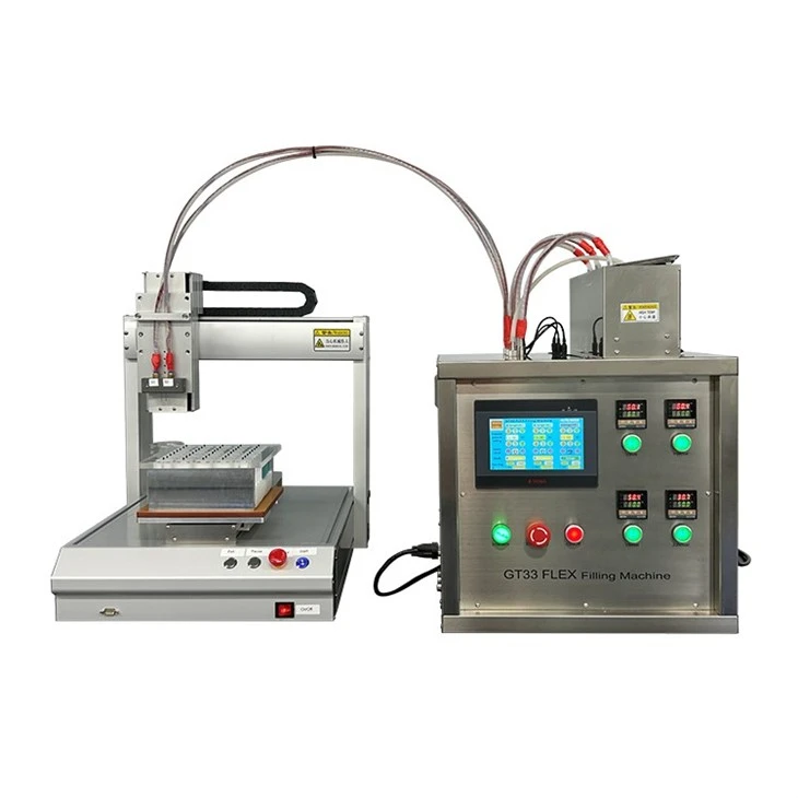 GT33 Automatic Cannabis Oil Filling Machine Green Time Hot Selling 1ml 2ml 5ml Liquid Diamond/THC Sause Filling Machine